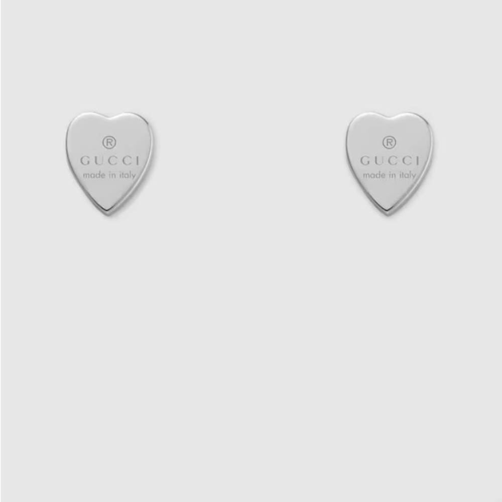 Gucci trademark Heart shaped earrings